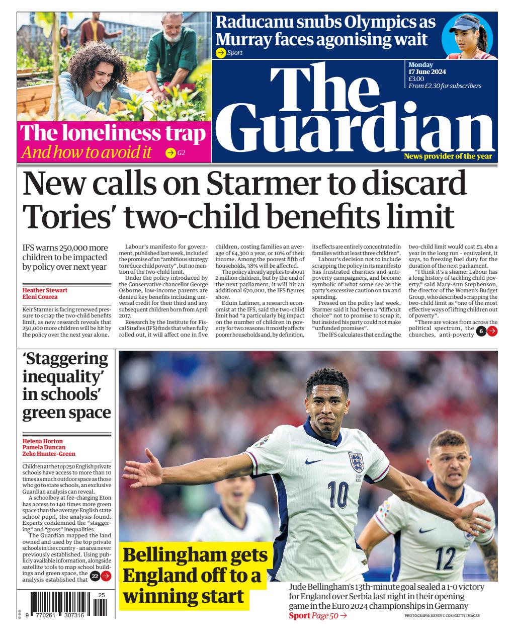 The Guardian Newspaper Preview Pages