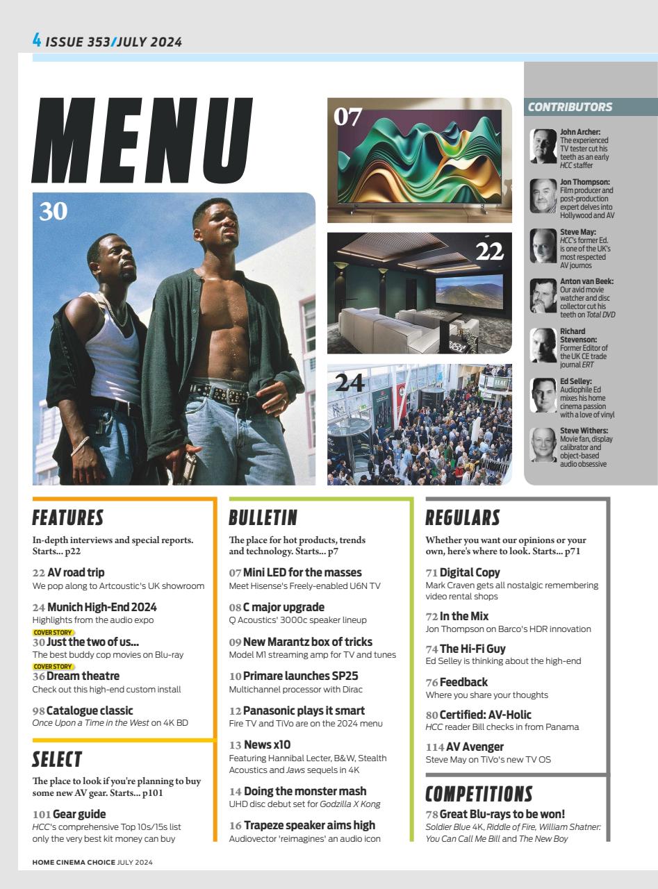 Home Cinema Choice Preview Pages