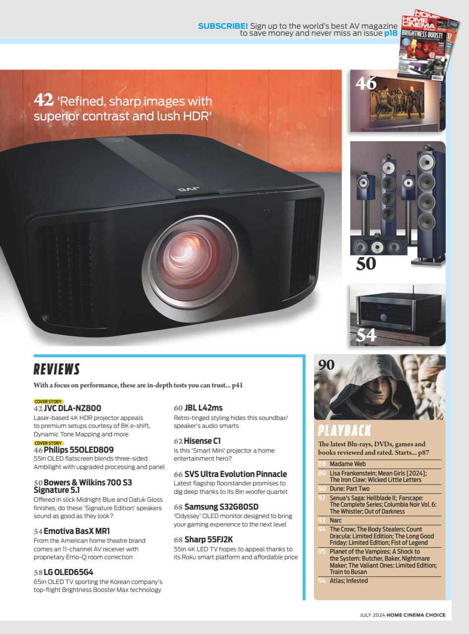 Home Cinema Choice Preview Pages