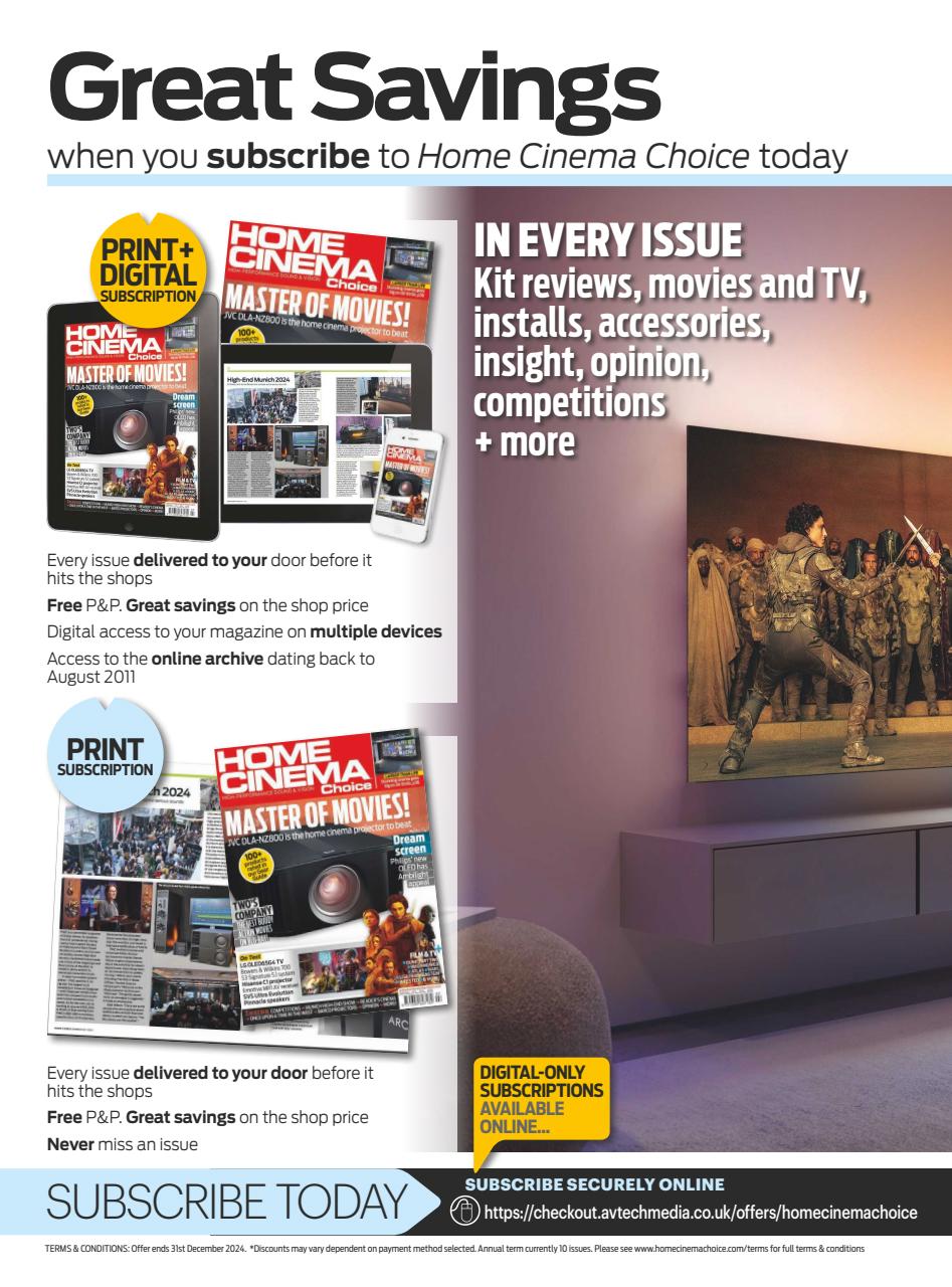 Home Cinema Choice Preview Pages