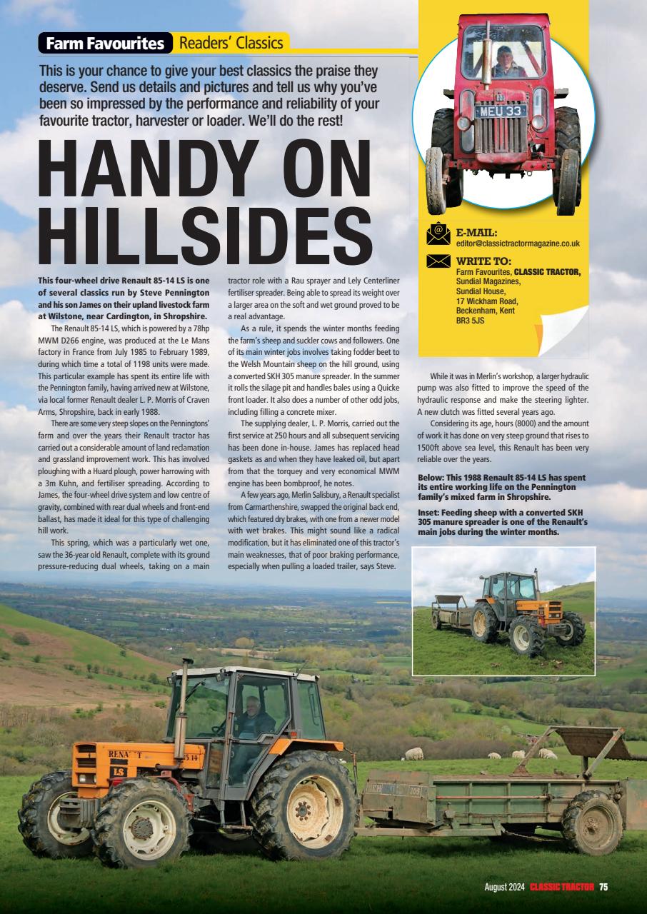 Classic Tractor Preview Pages