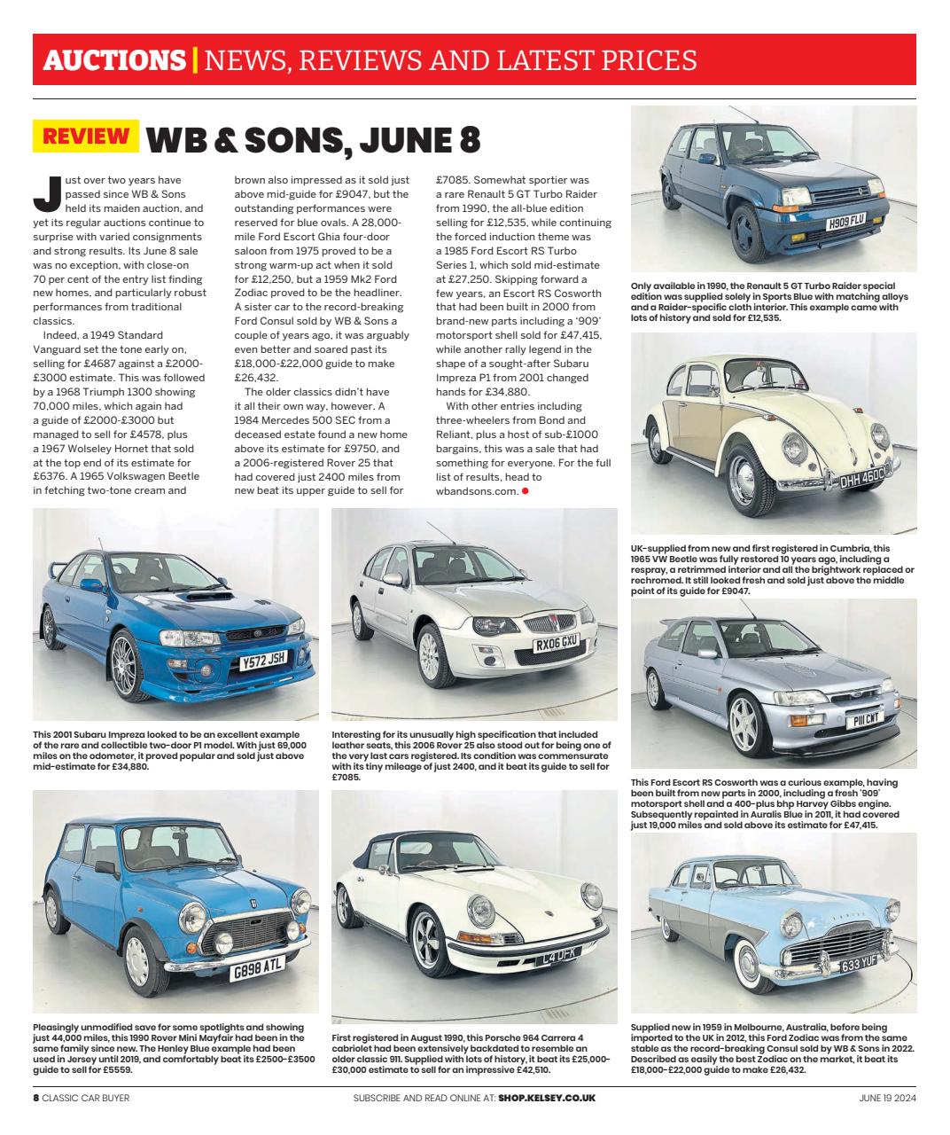 Classic Car Buyer Preview Pages