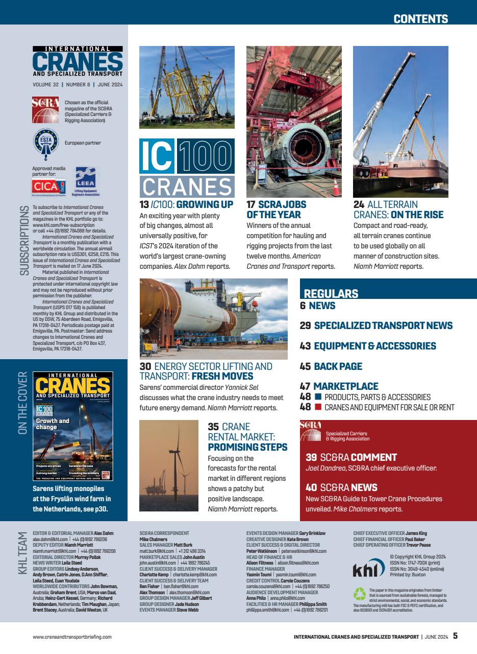 Int. Cranes and Specialized Transp Preview Pages
