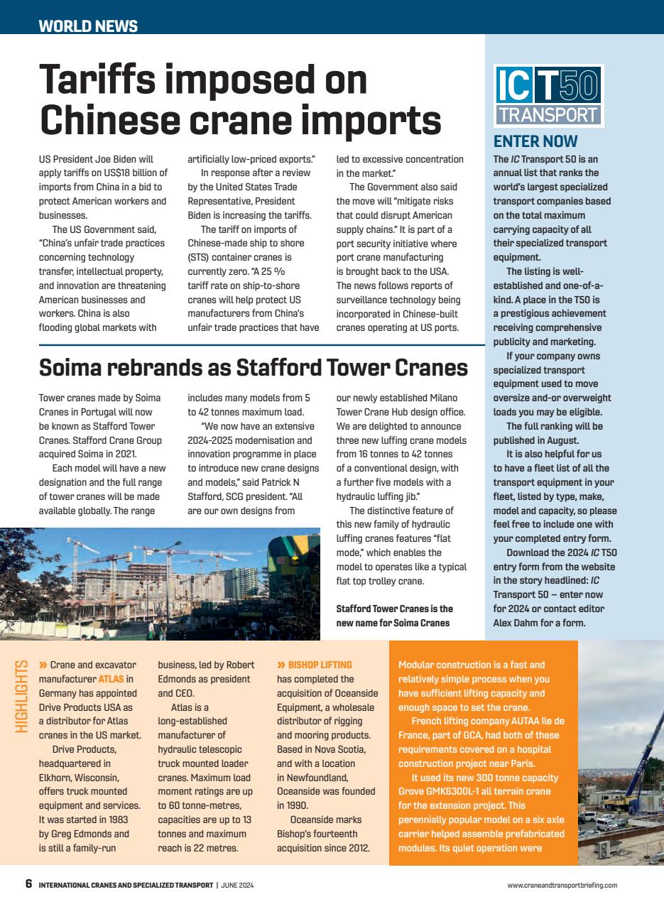 Int. Cranes and Specialized Transp Preview Pages
