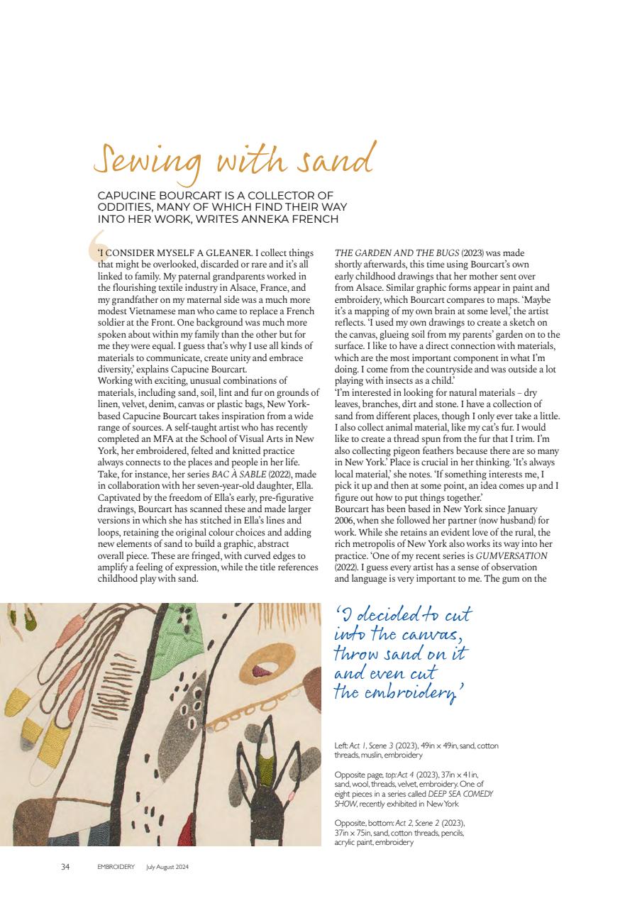 Embroidery Magazine Preview Pages