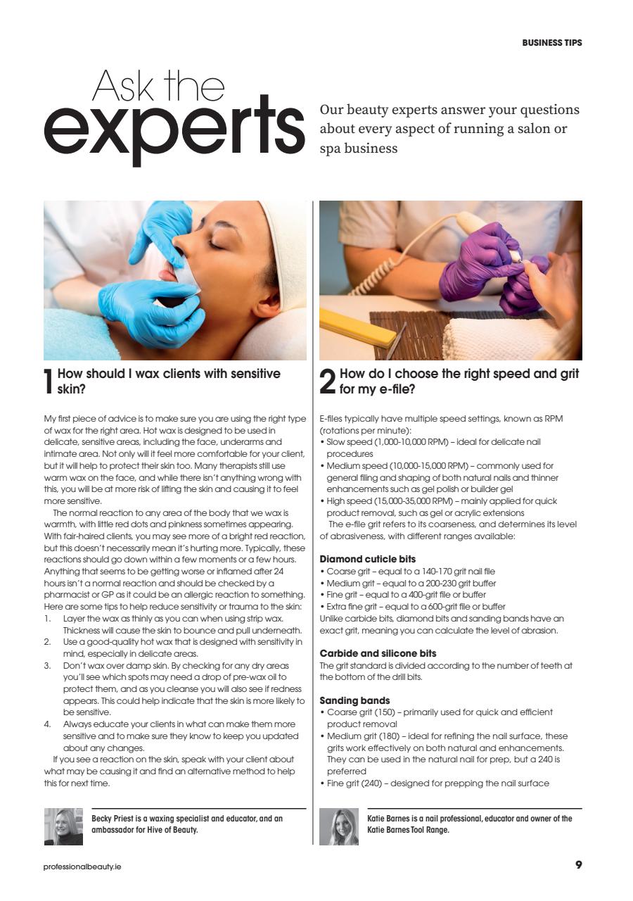 Professional Beauty & HJ Ireland Preview Pages