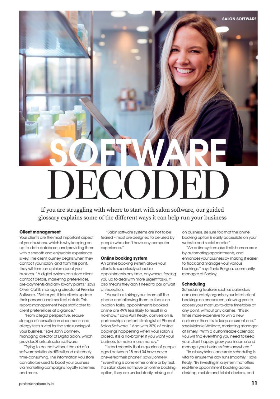 Professional Beauty & HJ Ireland Preview Pages