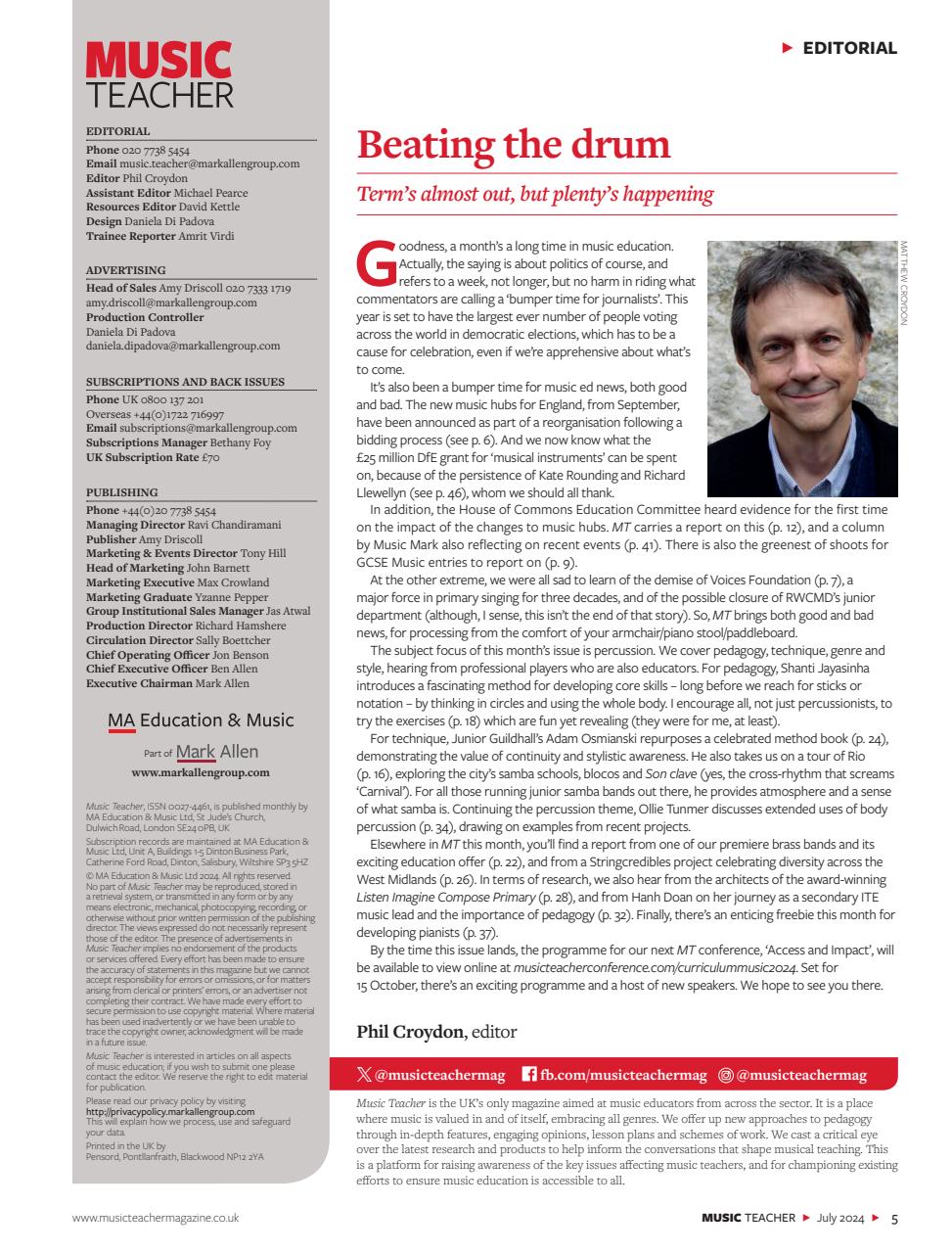 Music Teacher Preview Pages