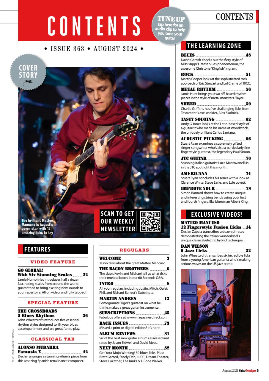 Guitar Techniques Preview Pages