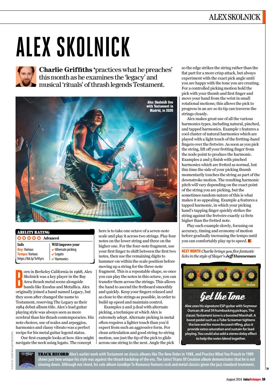 Guitar Techniques Preview Pages