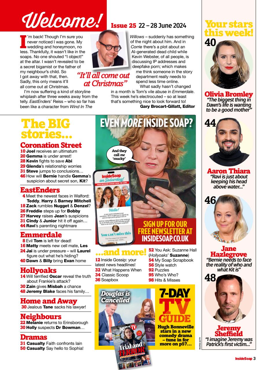 Inside Soap Preview Pages