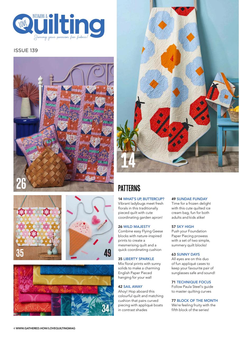 Love Patchwork & Quilting Preview Pages