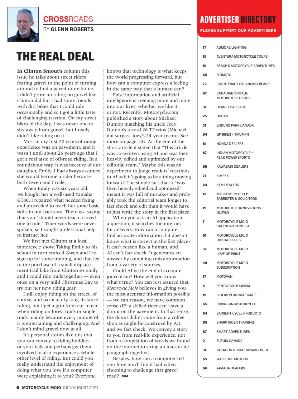 Motorcycle Mojo Preview Pages