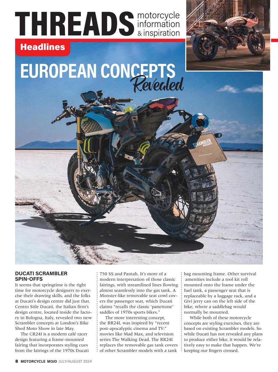 Motorcycle Mojo Preview Pages