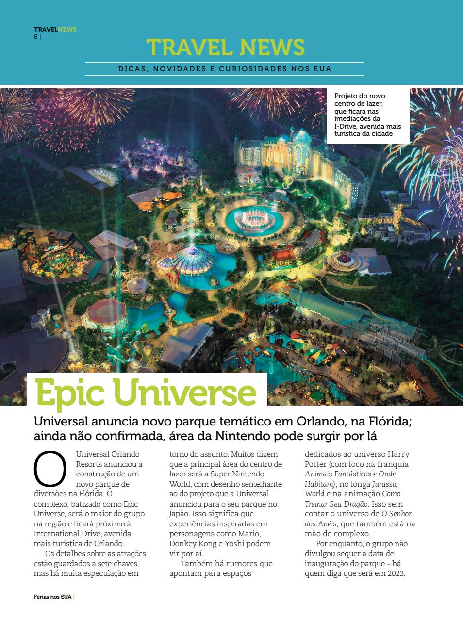 Férias no Brasil e Férias EUA Preview Pages
