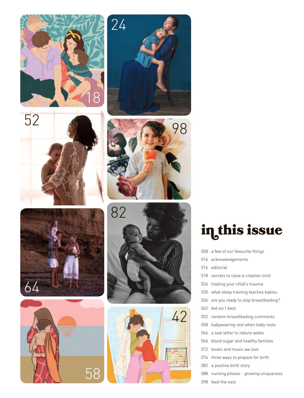 The Natural Parent Magazine Preview Pages