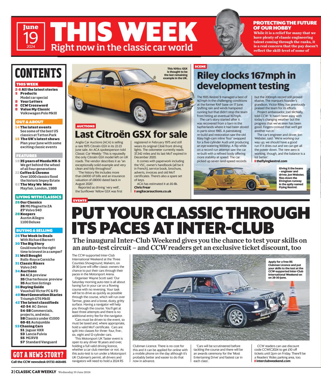 Classic Car Weekly Preview Pages