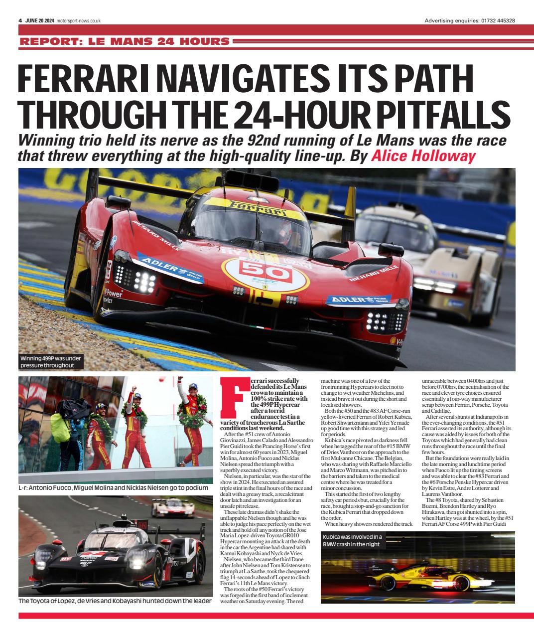 Motorsport News Preview Pages