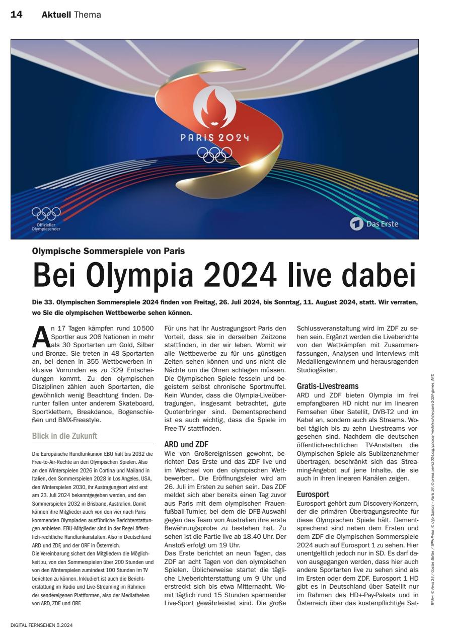 Digital Fernsehen Preview Pages