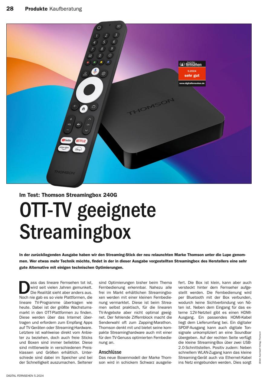 Digital Fernsehen Preview Pages