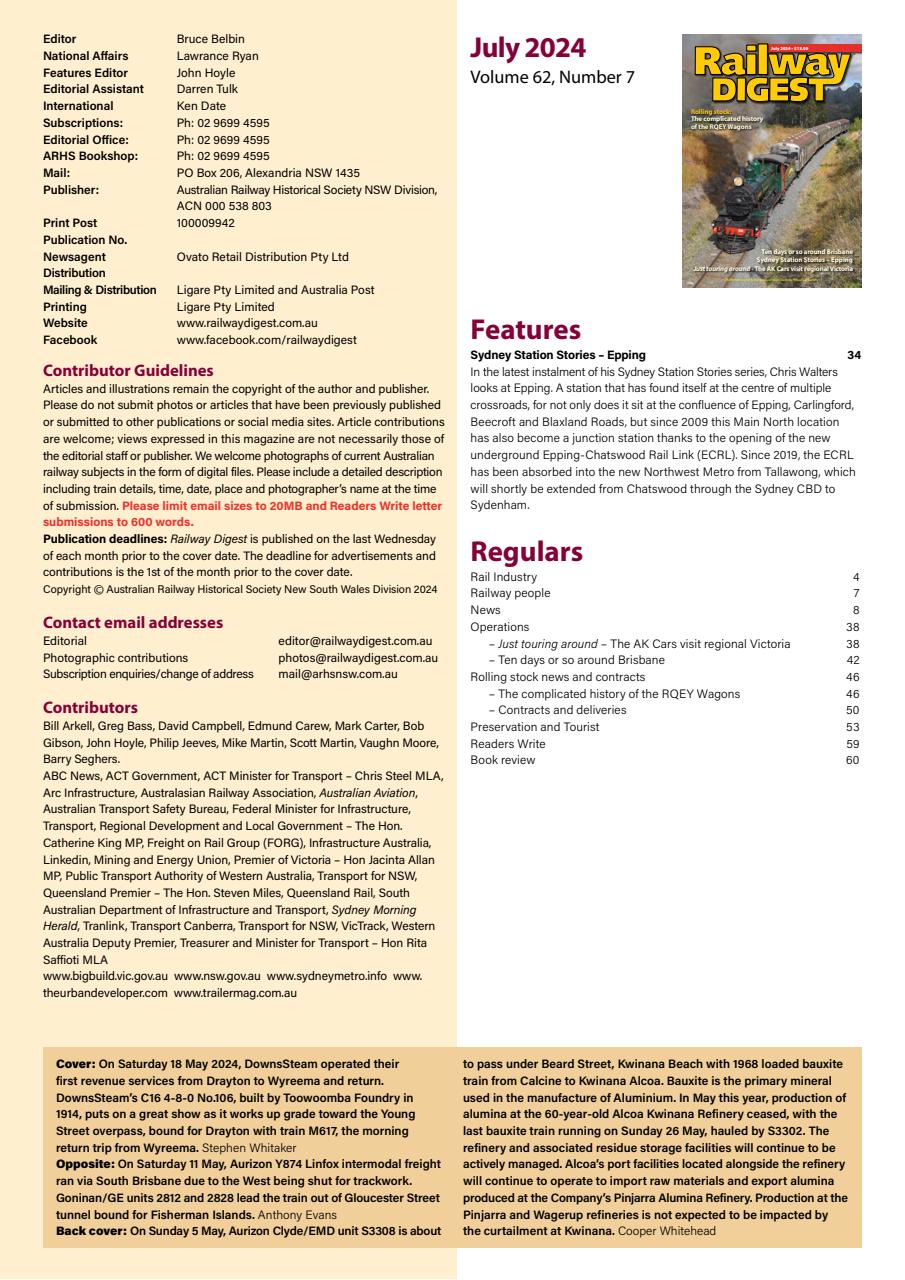 Railway Digest Preview Pages