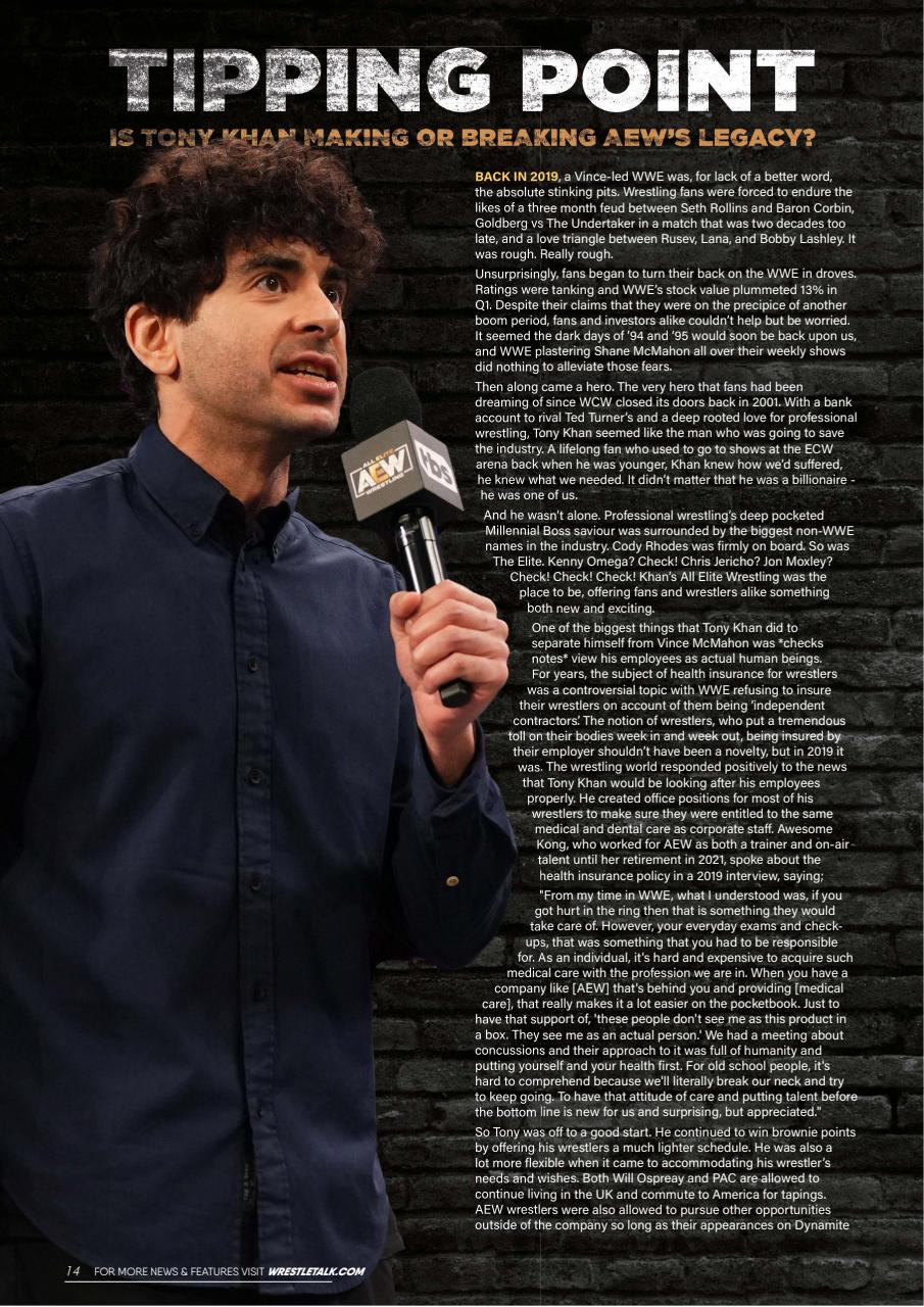 Wrestletalk Magazine Preview Pages