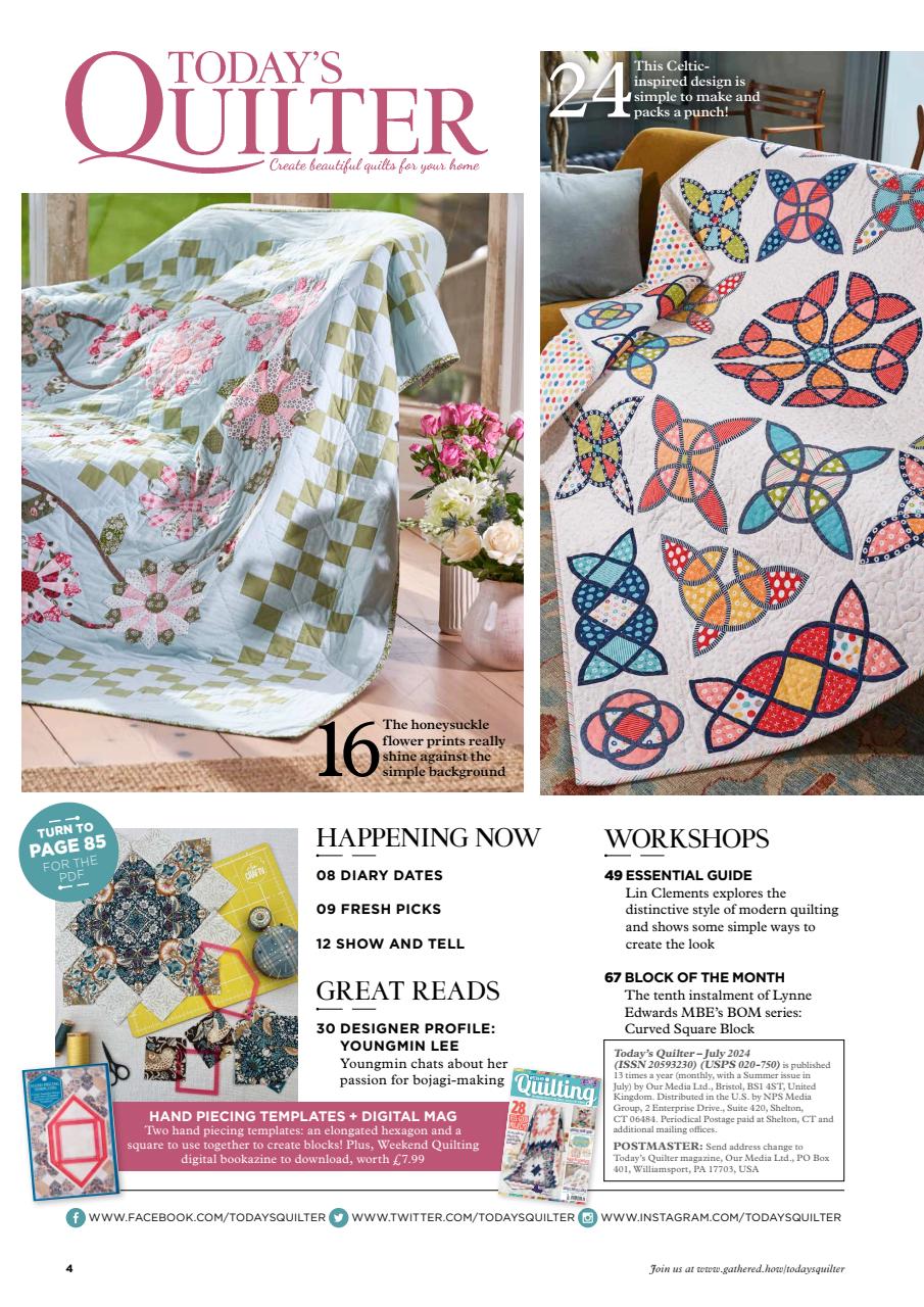 Today’s Quilter Preview Pages