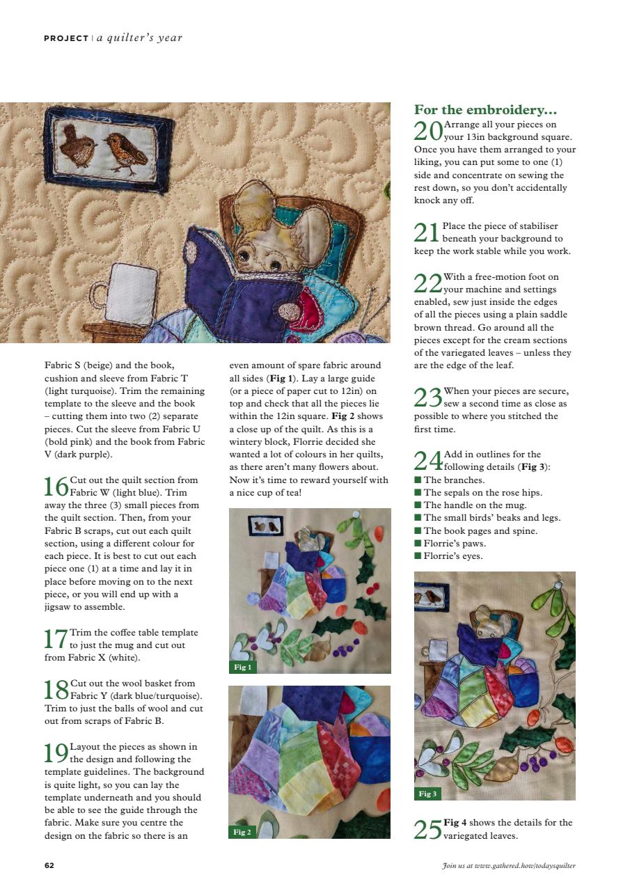 Today’s Quilter Preview Pages