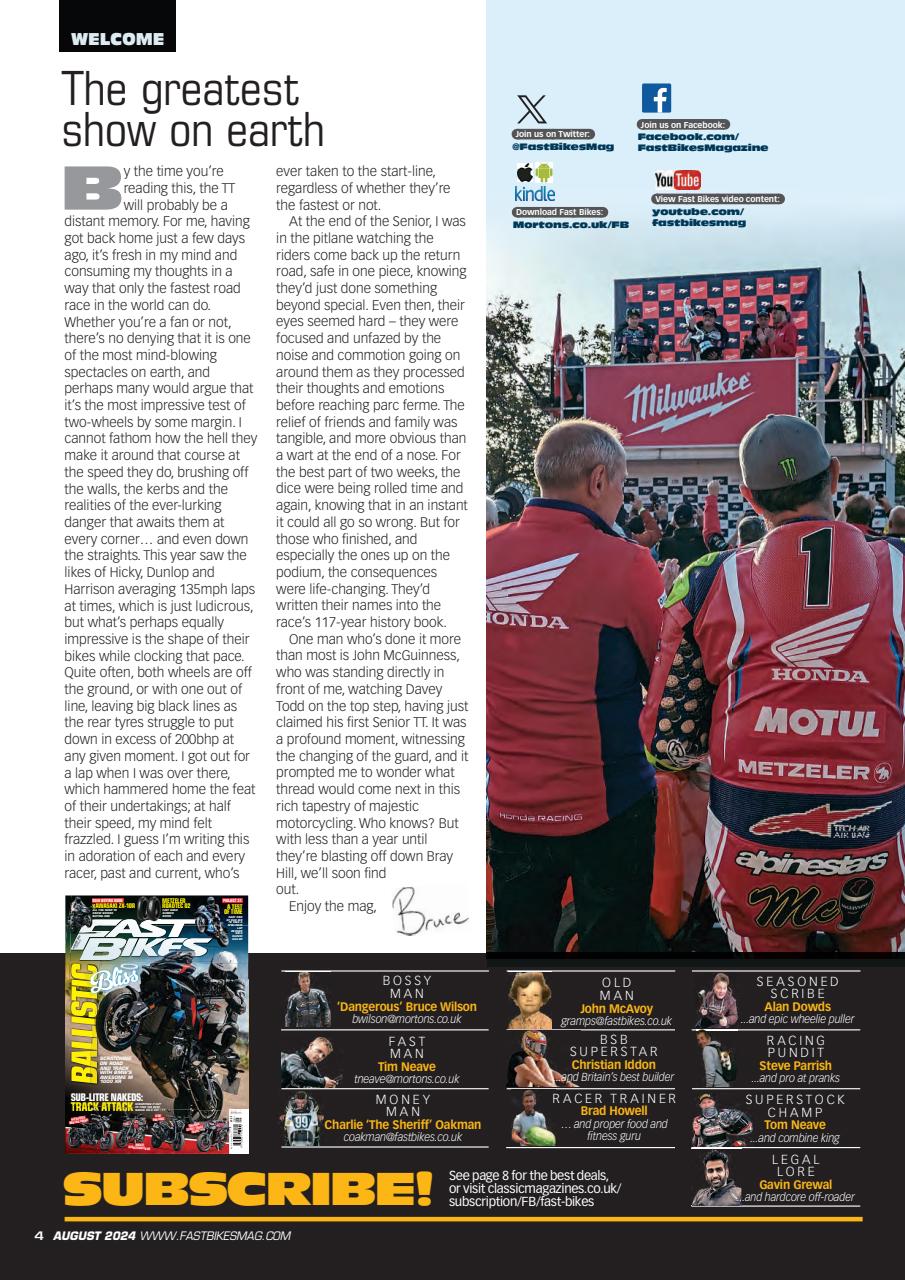 Fast Bikes Preview Pages