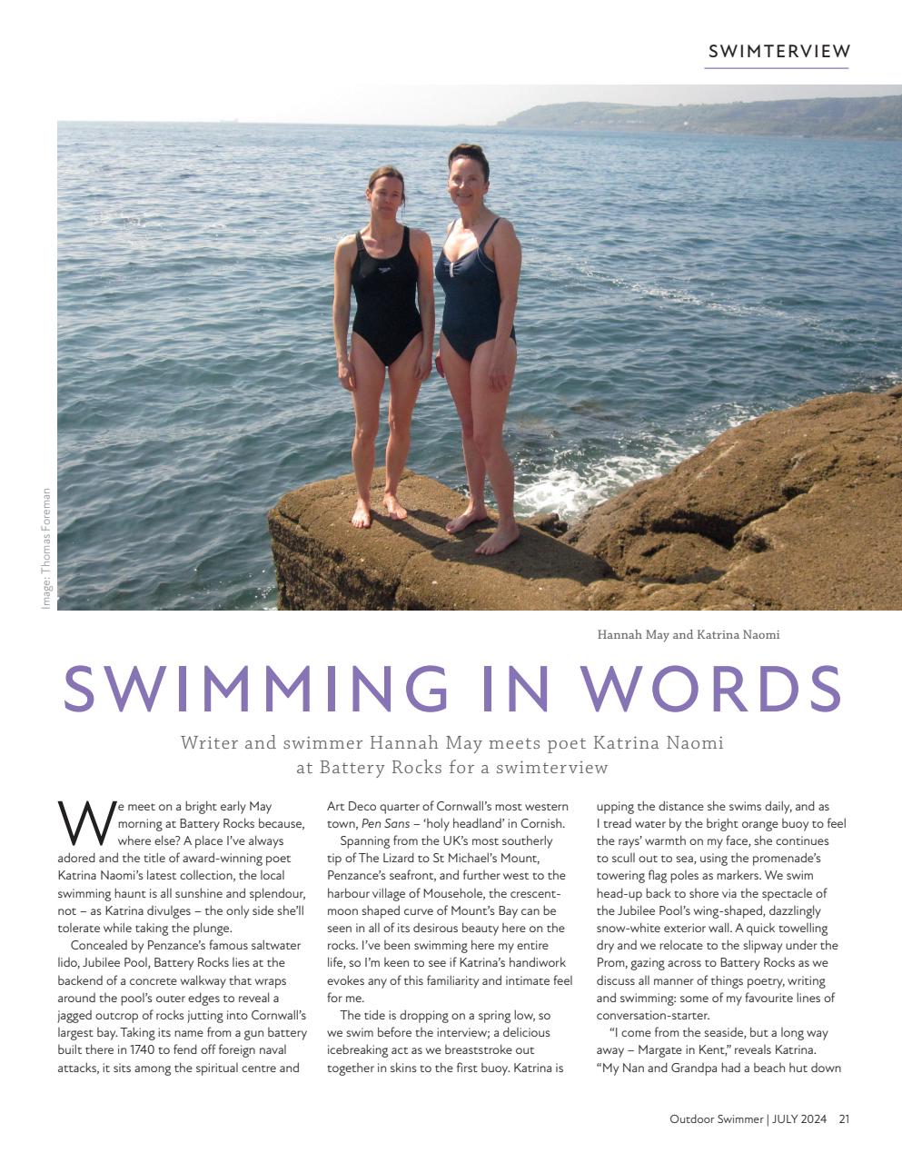 Outdoor Swimmer Preview Pages