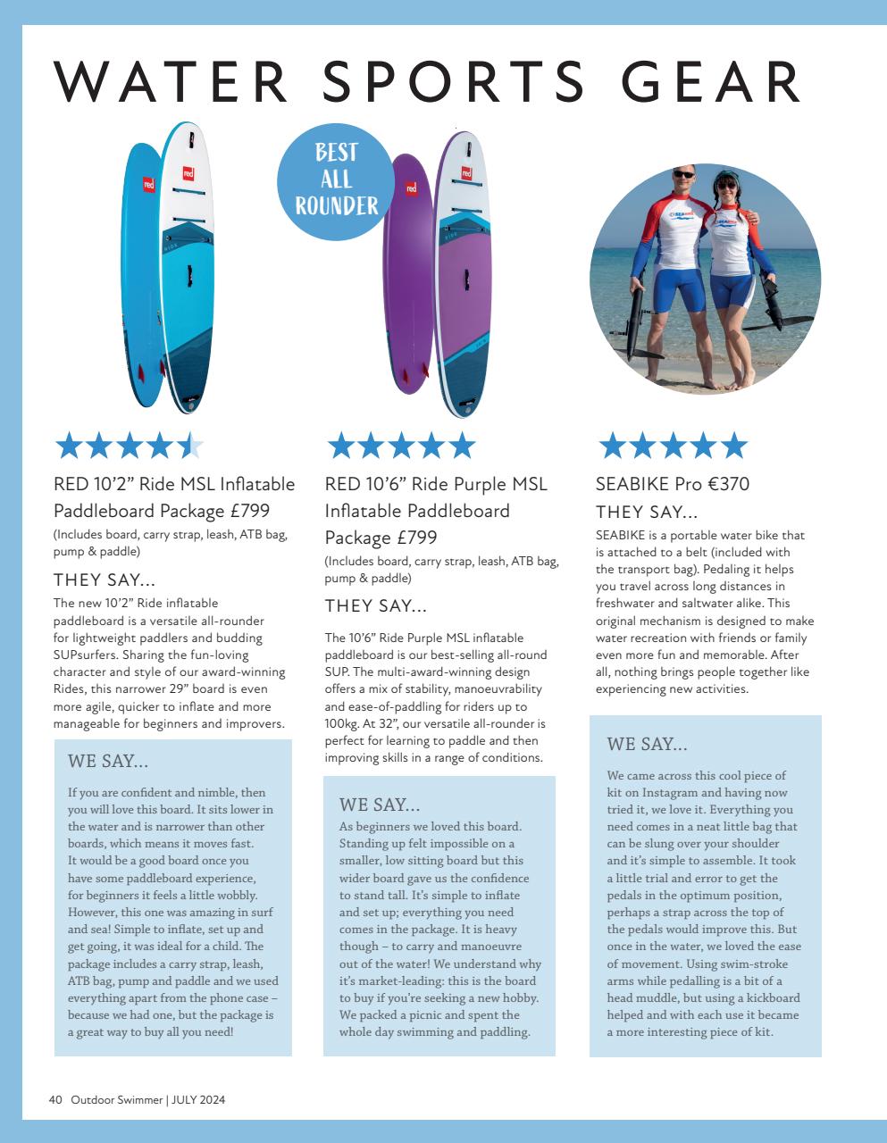 Outdoor Swimmer Preview Pages