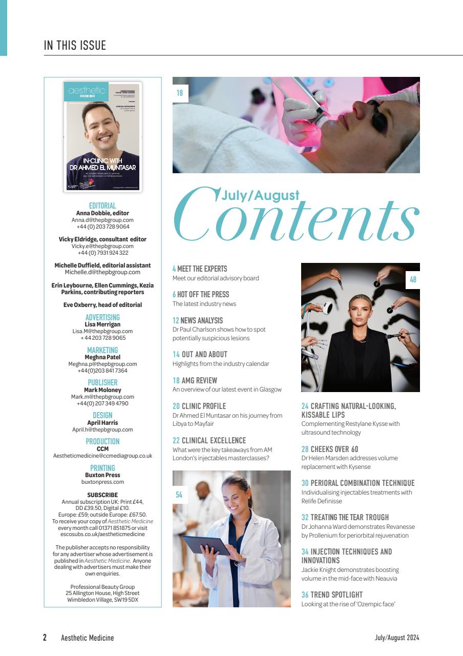 Aesthetic Medicine Preview Pages