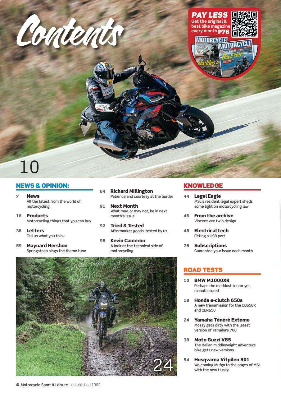 Motorcycle Sport & Leisure Preview Pages