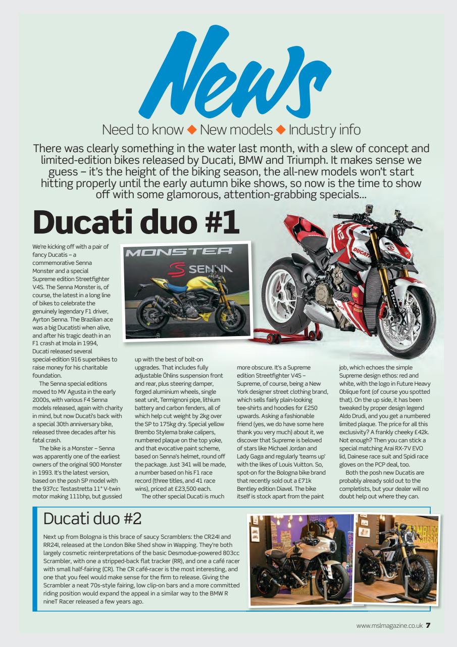 Motorcycle Sport & Leisure Preview Pages