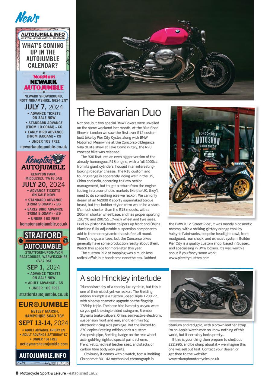 Motorcycle Sport & Leisure Preview Pages