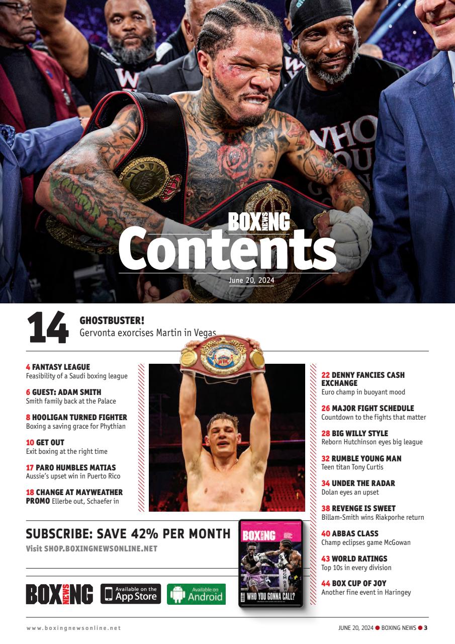 Boxing News Preview Pages