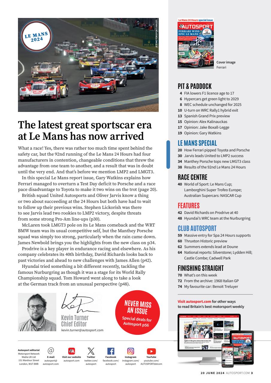 Autosport Preview Pages