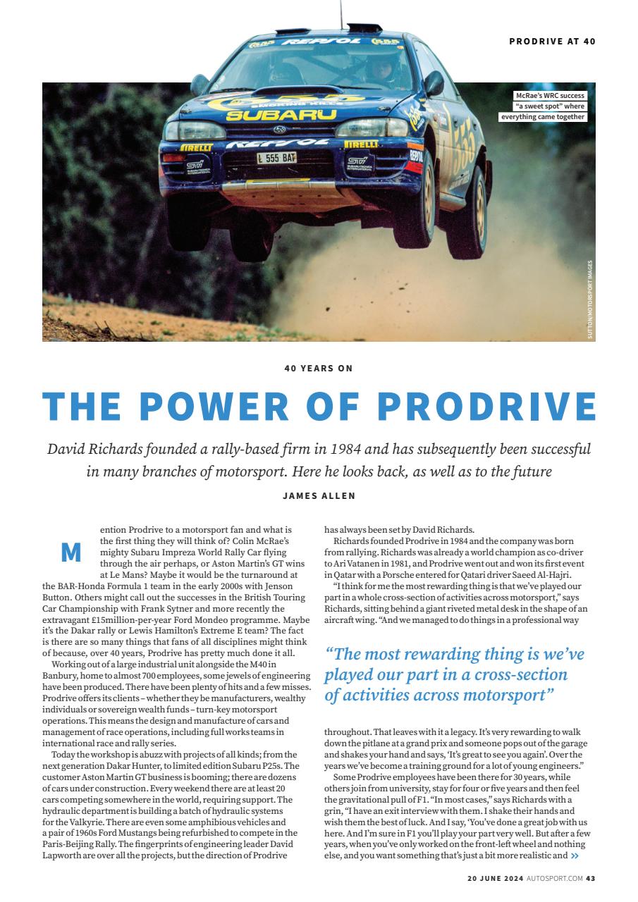 Autosport Preview Pages