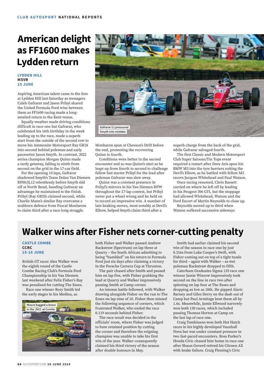 Autosport Preview Pages