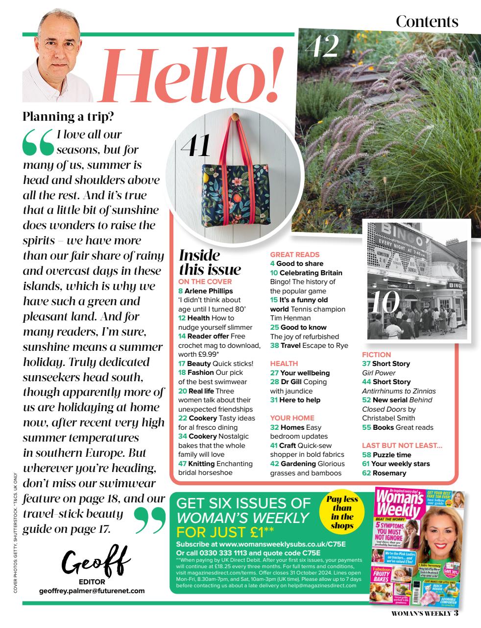 Woman's Weekly Preview Pages