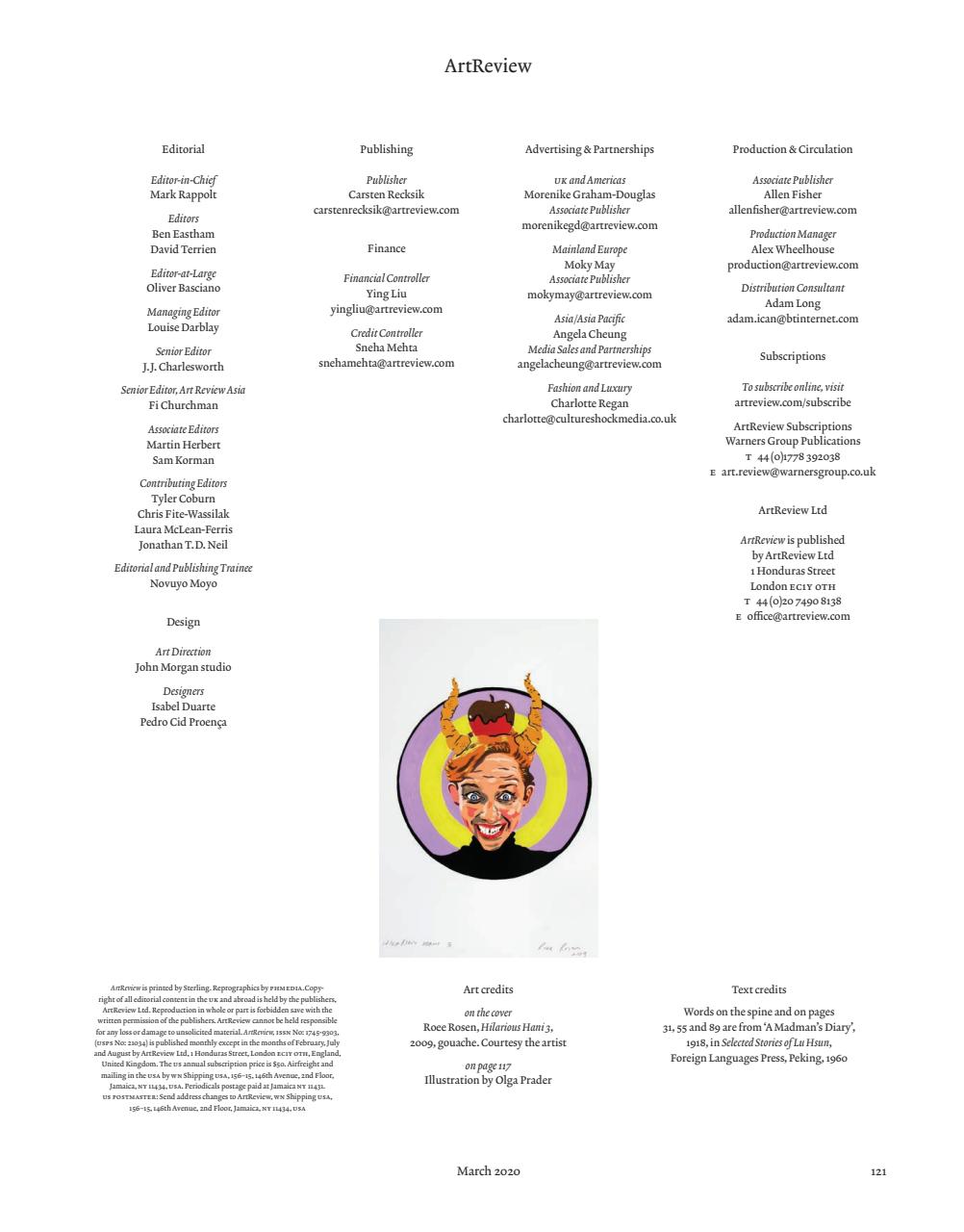 ArtReview Preview Pages