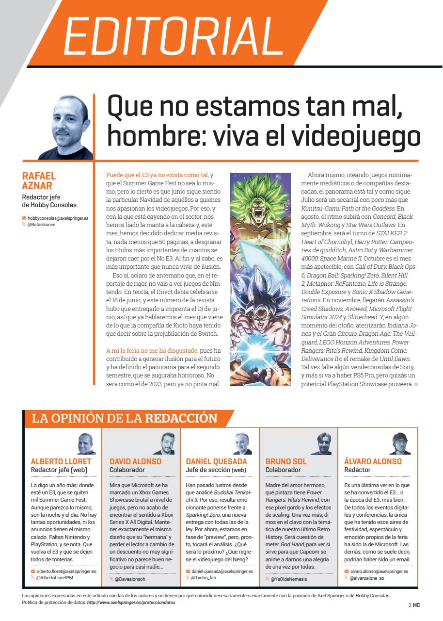 Hobby Consolas Preview Pages