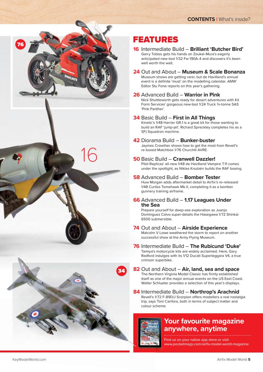 Airfix Model World Preview Pages