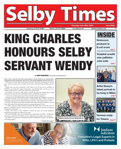 Selby Times issue June 20th 2024