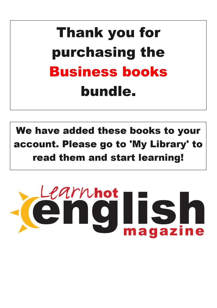 Learn Hot English Preview Pages