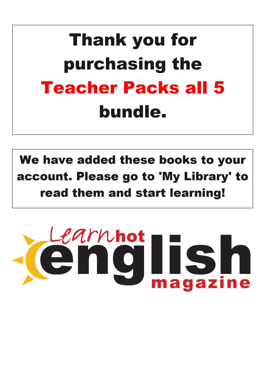 Learn Hot English Preview Pages