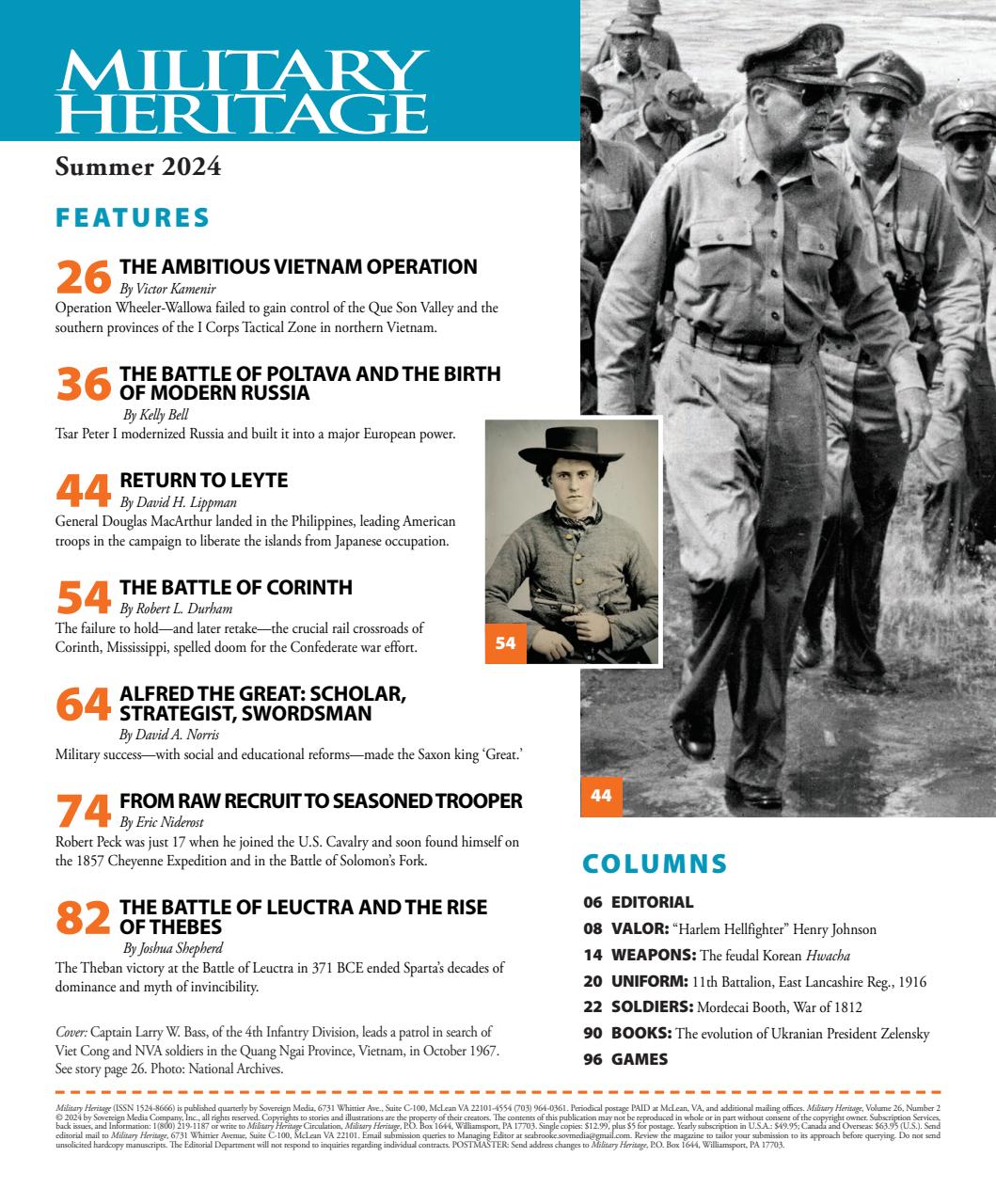 Military Heritage Preview Pages