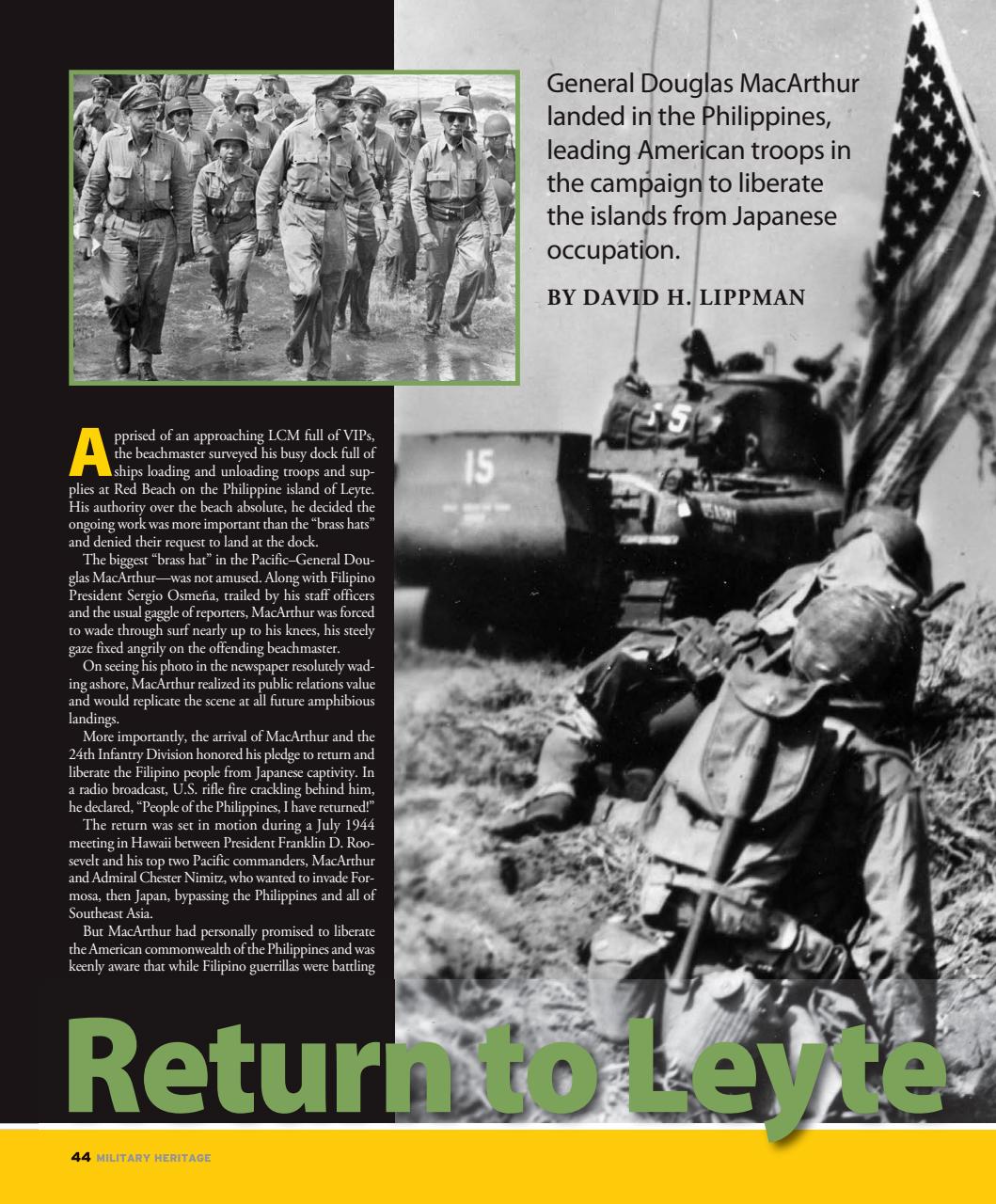 Military Heritage Preview Pages