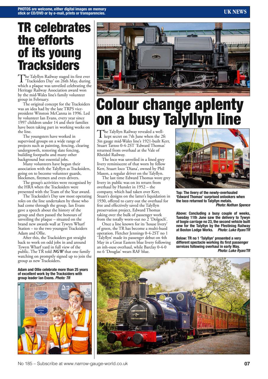 Narrow Gauge World Preview Pages