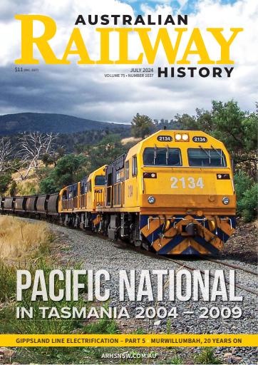 Australian Railway History issue 